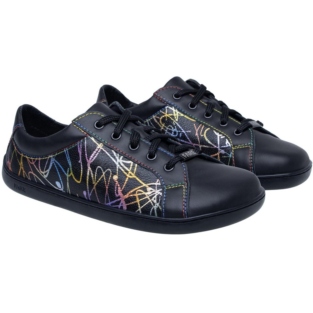 Fare Bare - Elegant Black Ltd. Edition - Deportivas barefoot de piel