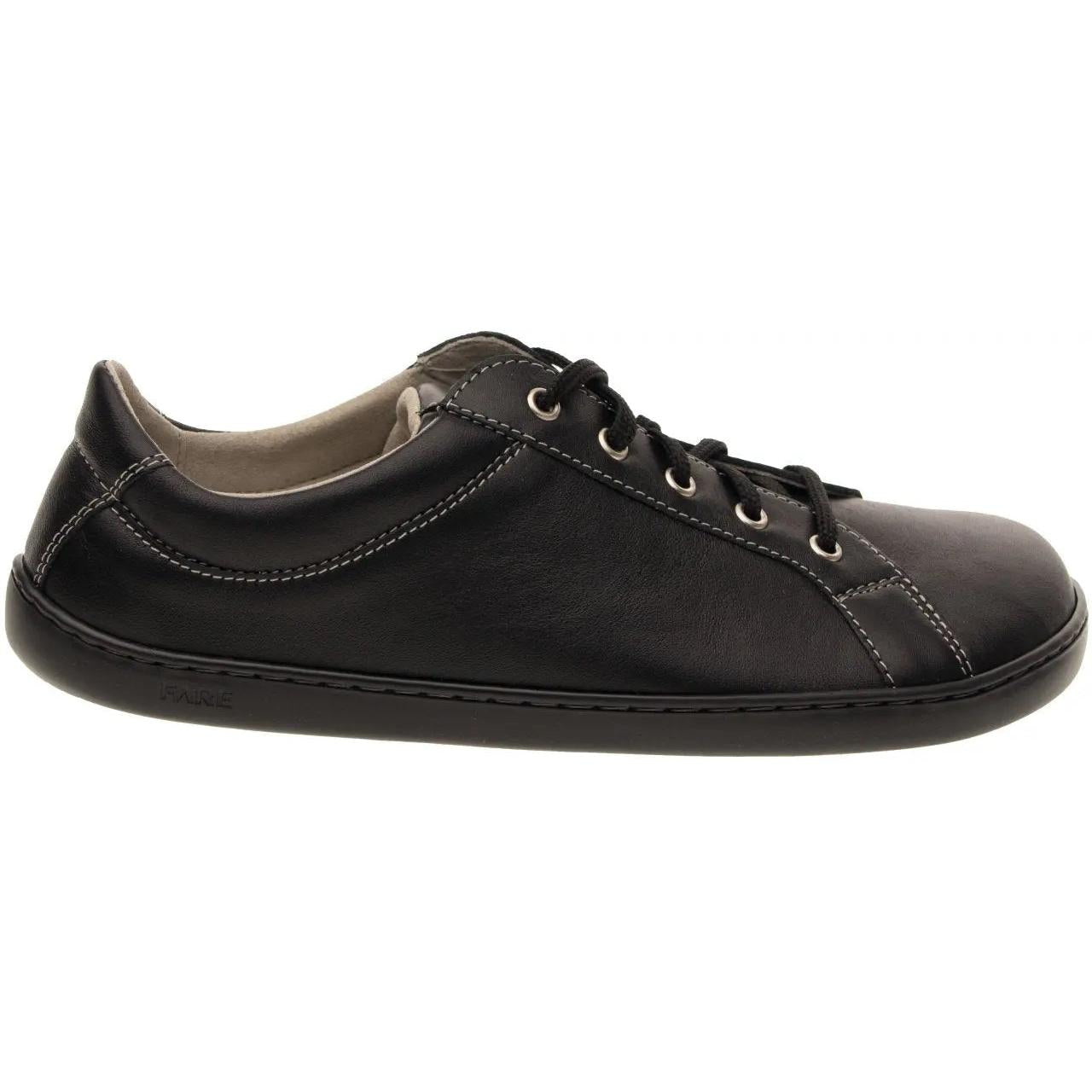 Fare Bare - Elegant Lugo Black - Deportivas barefoot de piel