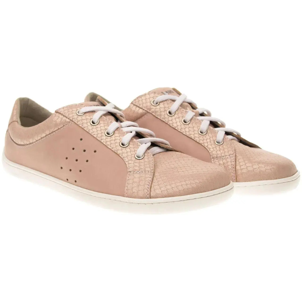 Fare Bare - Elegant Marbela Pink - Deportivas barefoot de piel