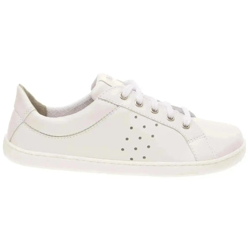 Fare Bare - Elegant Tiana White - Deportivas barefoot de piel