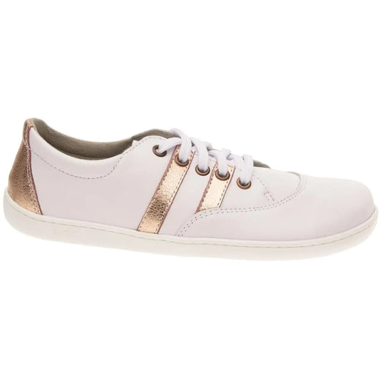 Fare Bare - Elegant White & Gold A5311181 - Deportivas barefoot cuero