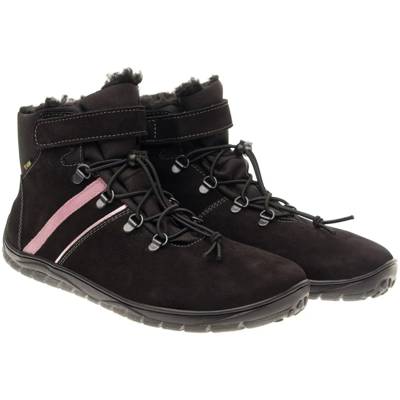Fare Bare - Fjordky Winter Waterproof Black - Botines unisex con membrana y forro invernal