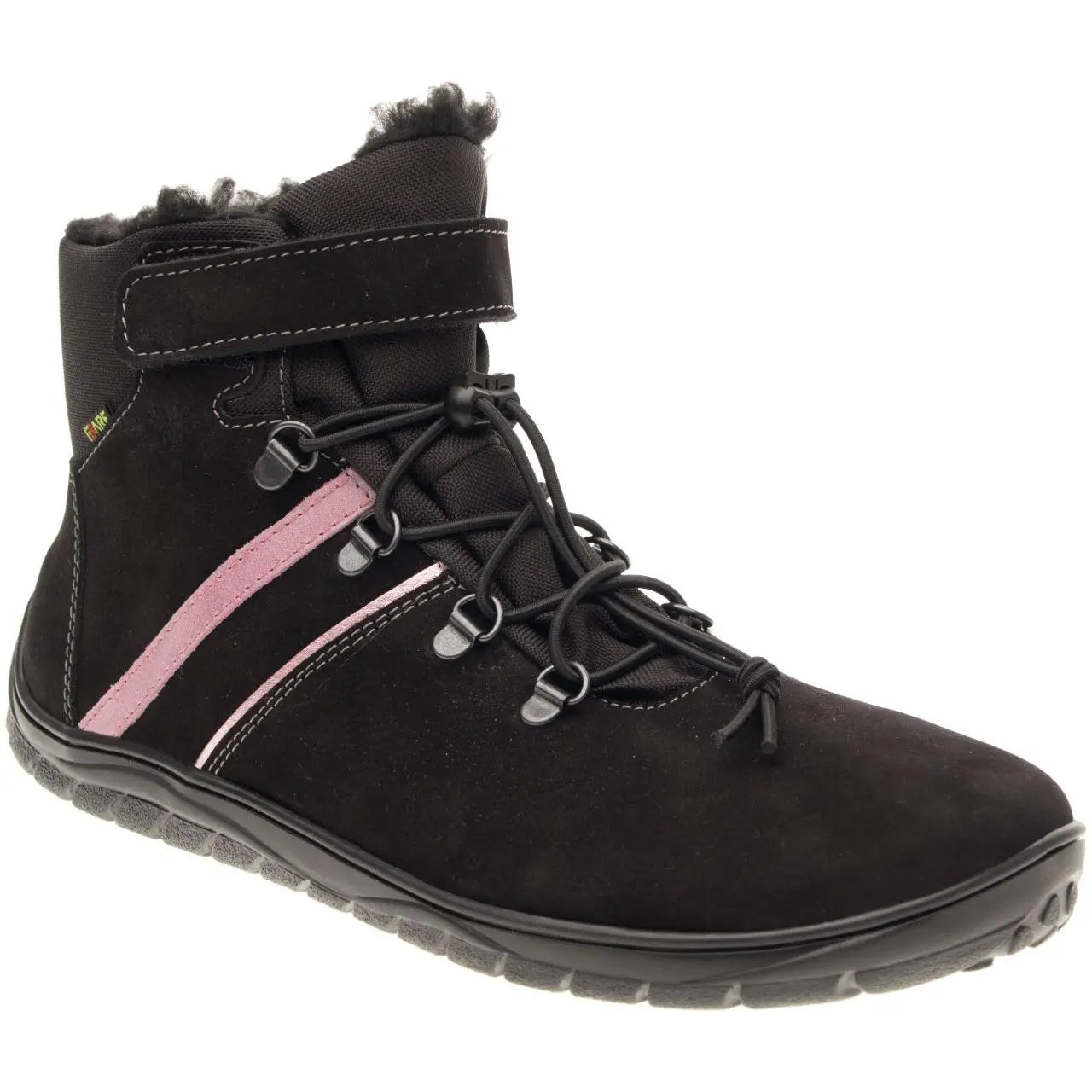 Fare Bare - Fjordky Winter Waterproof Black - Botines unisex con membrana y forro invernal