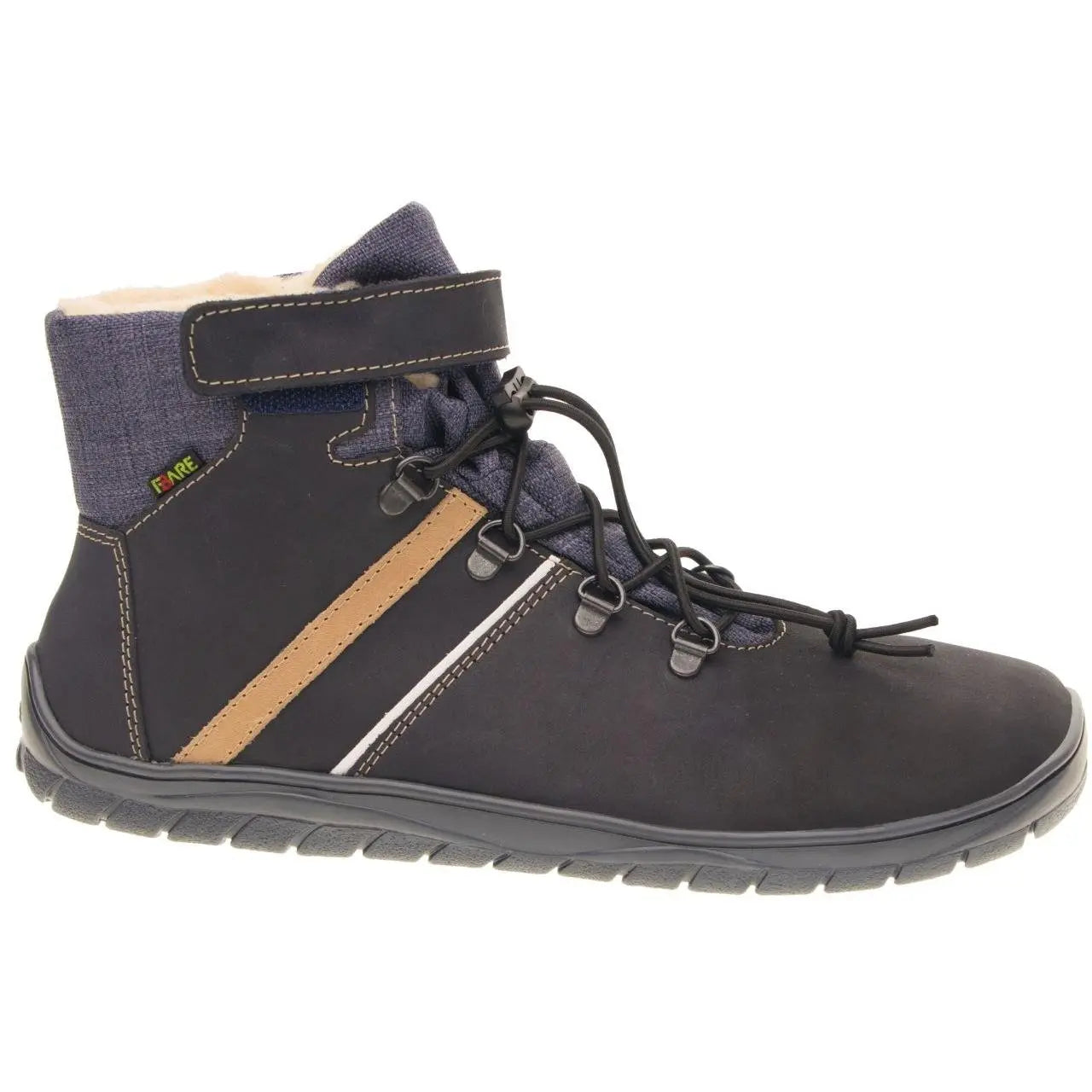 Fare Bare - Fjordky Winter Waterproof Blue - Botines unisex con membrana y forro invernal