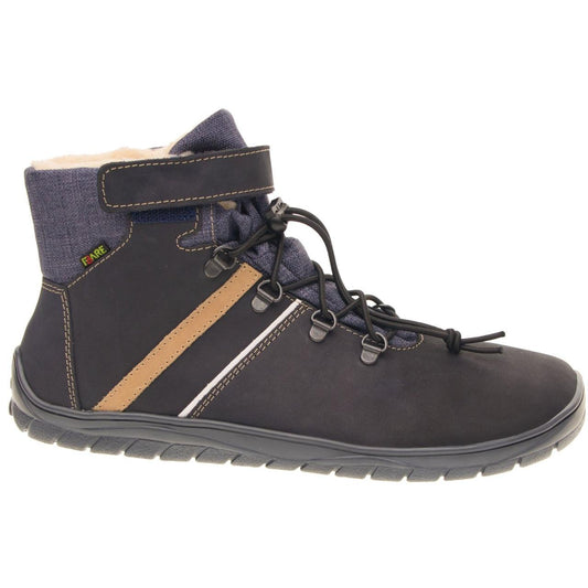 Fare Bare - Fjordky Winter Waterproof Blue - Botines unisex con membrana y forro invernal
