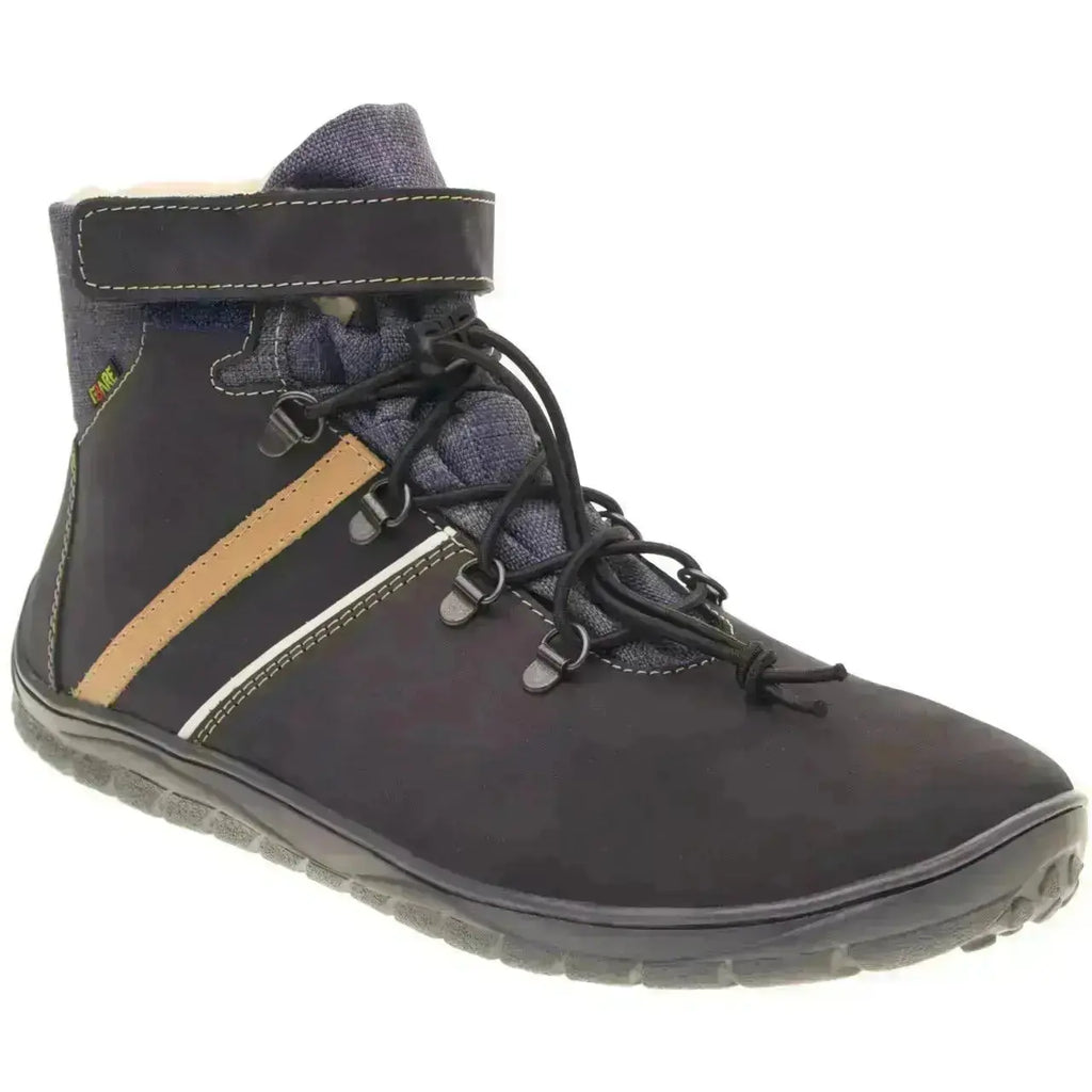 Fare Bare - Fjordky Hiver Imperméable Bleu - Bottines barefoot imperméables d'hiver