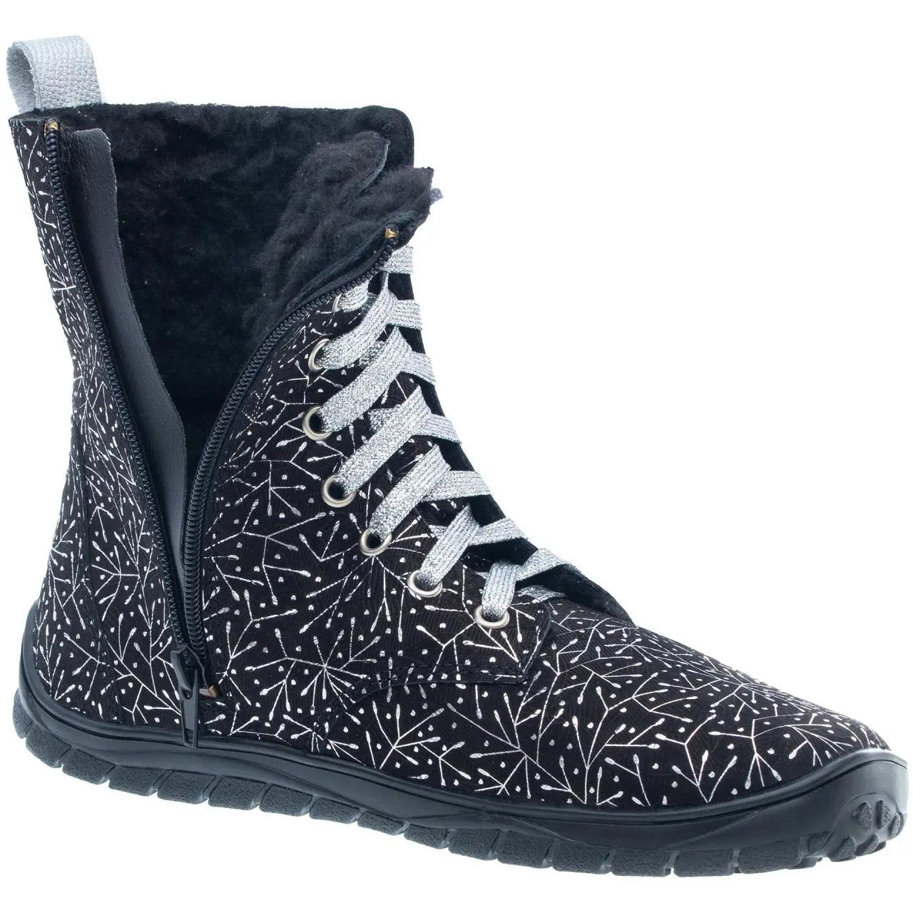 Fare Bare - Freya Winter Shoes Black Nature Ltd. Edition - botas barefoot de invierno calientes