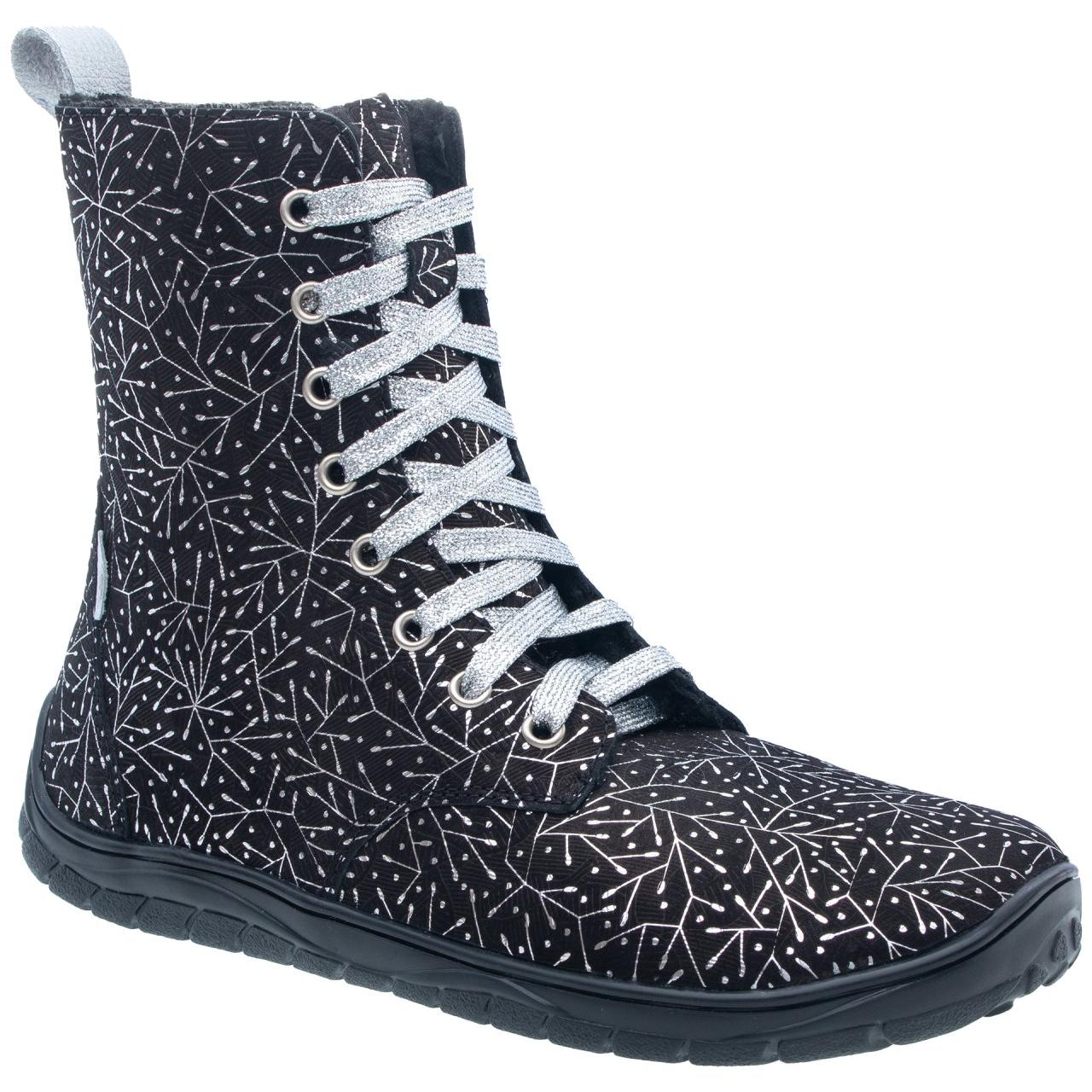 Fare Bare - Freya Winter Shoes Black Nature Ltd. Edition - botas barefoot de invierno calientes