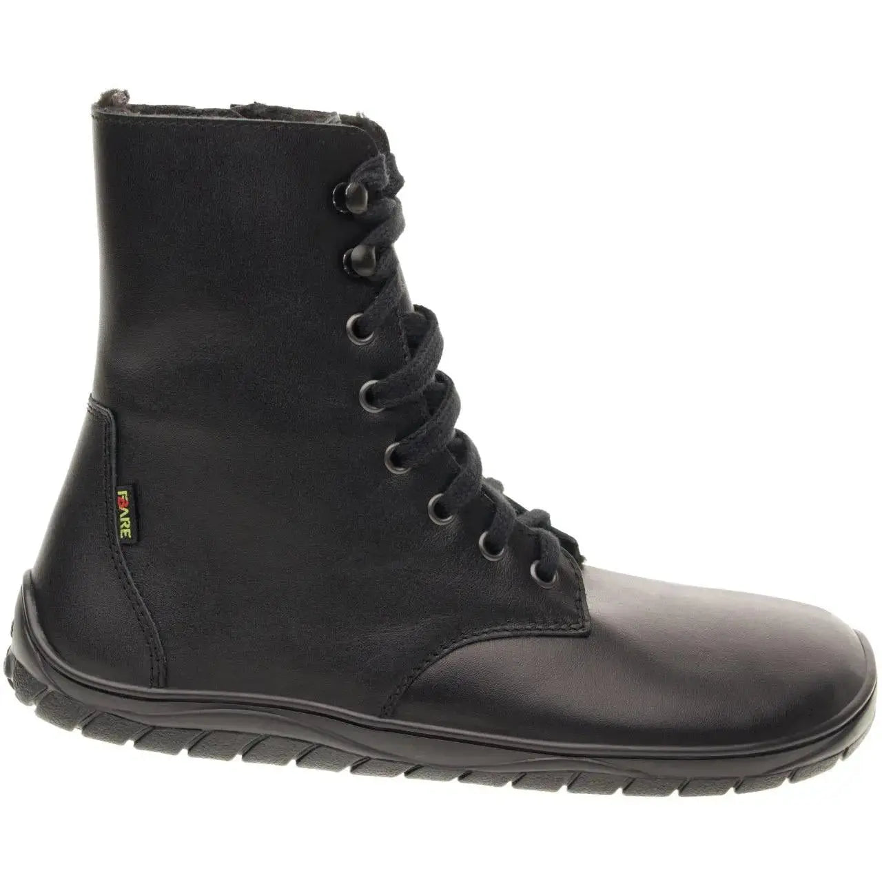 Fare Bare - Bottes d'hiver Freya Noires - bottes barefoot chaudes d'hiver