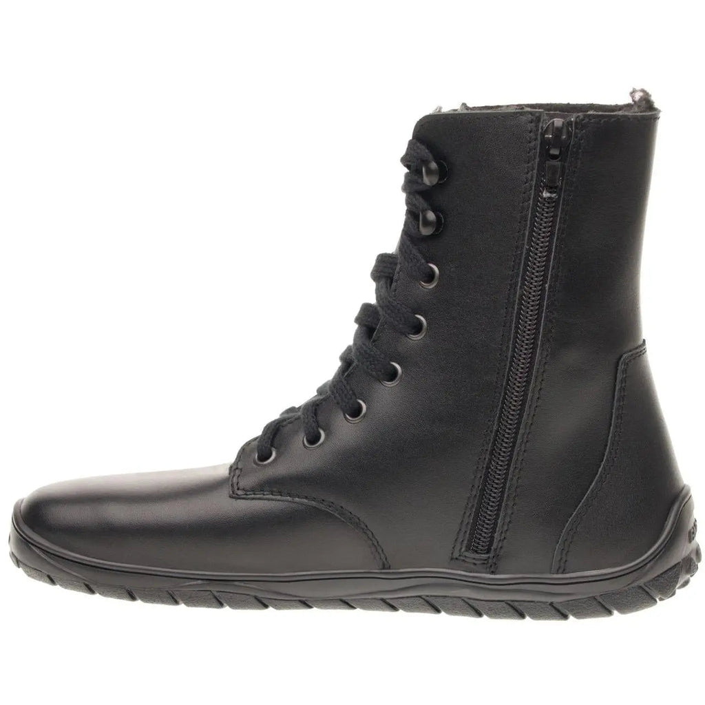 Fare Bare - Freya Winter Shoes Black - botas barefoot de invierno calientes