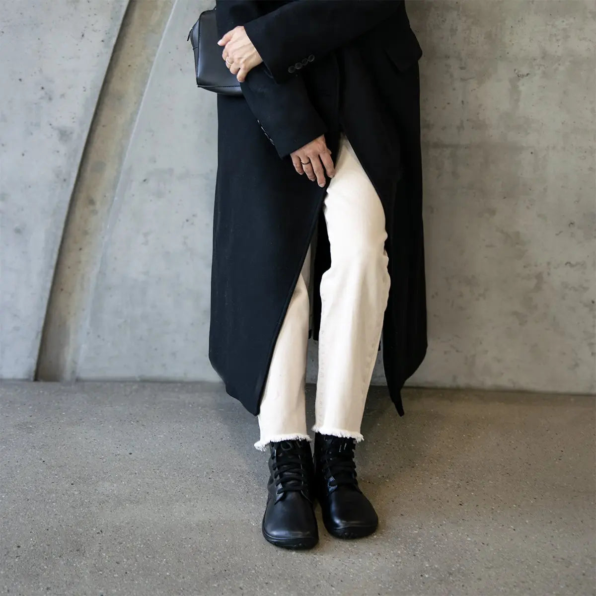 Fare Bare - Freya Winter Shoes Black - botas barefoot de invierno calientes