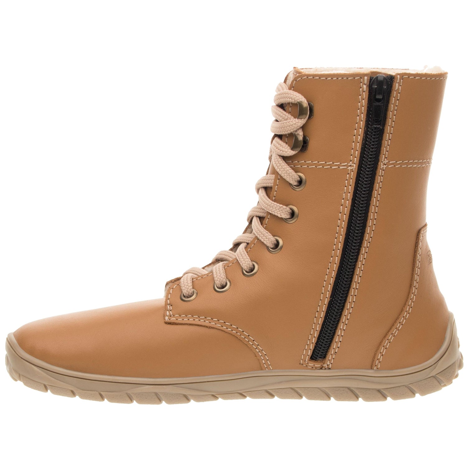 Fare Bare - Freya Winter Shoes Brown - botas barefoot de invierno calientes-Fare Bare-Cacles Barefoot-Tienda de calzado barefoot respetuoso minimalista
