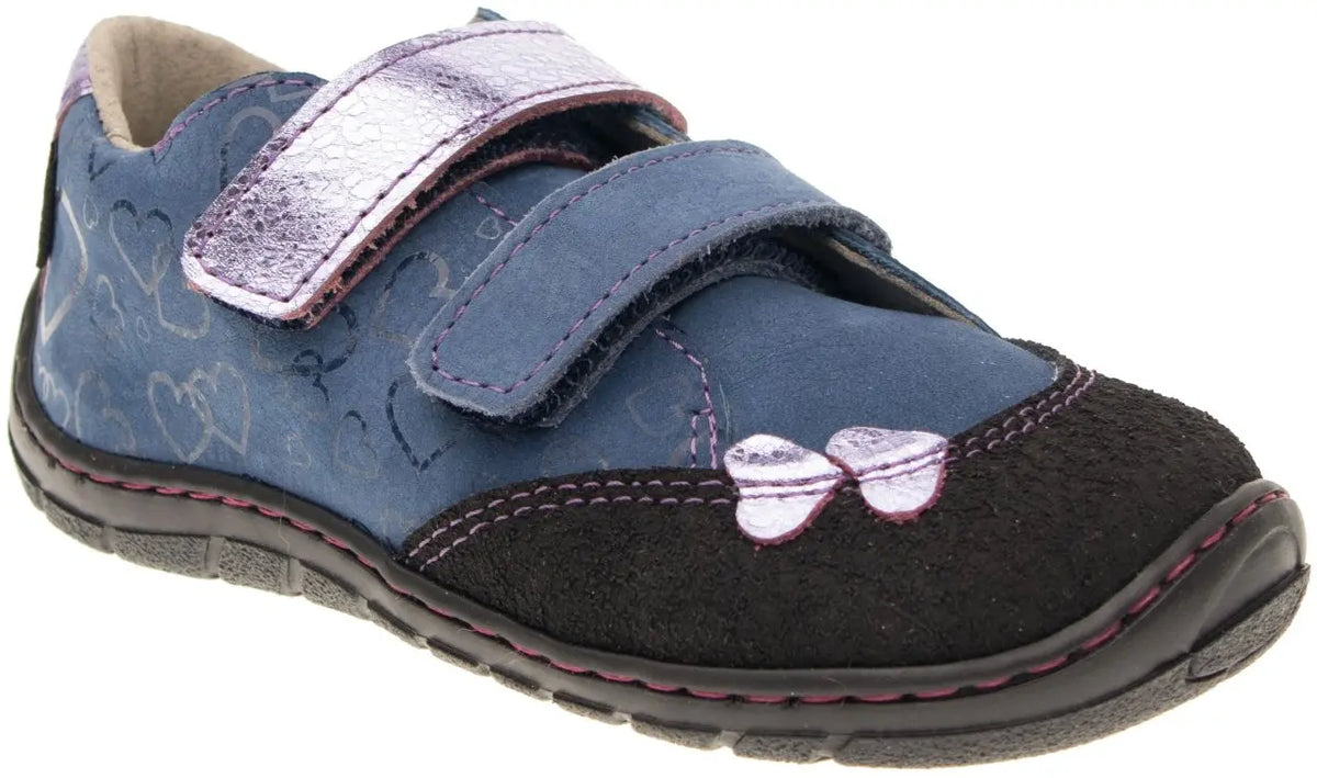 Fare Bare Kids Darianky Blue Pink - zapatillas barefoot infantiles casual azul rosa  Cacles Barefoot