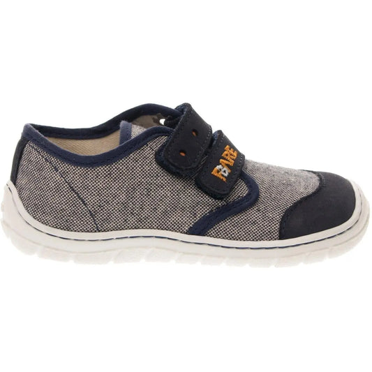 Fare Bare Kids - Serie A Navy & White - Lonetas barefoot