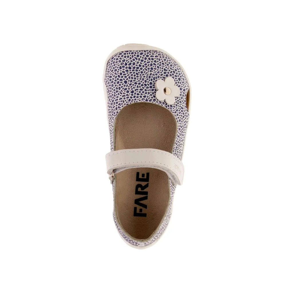 Fare Bare Kids - Summer Ballerina Silver Blue - Bailarina barefoot infantil