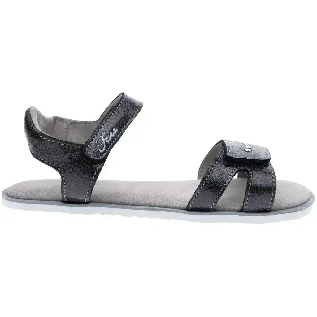 Fare Bare Kids - Summer Shoes Black - Sandalias barefoot infantiles negro
