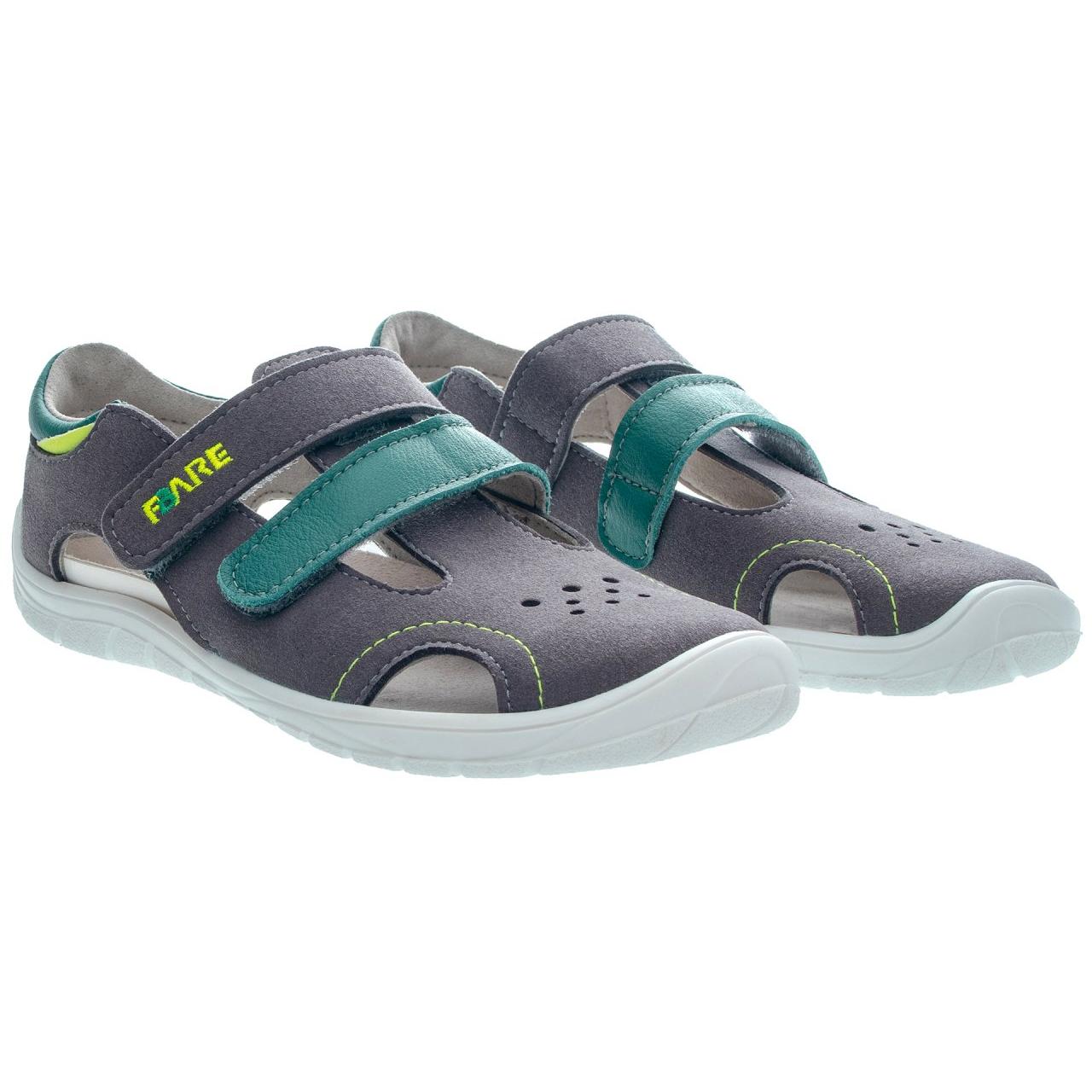 Fare Bare Kids - Summer Shoes Grey A5264401 - Sandalias deportivas lona barefoot