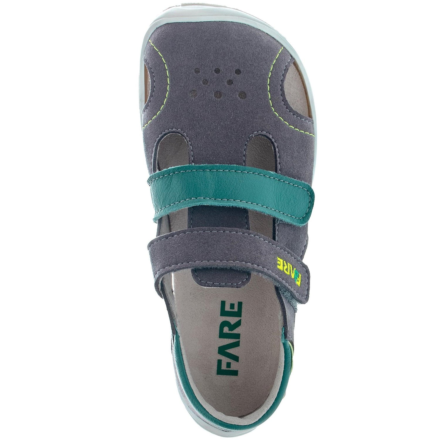 Fare Bare Kids - Summer Shoes Grey A5264401 - Sandalias deportivas lona barefoot