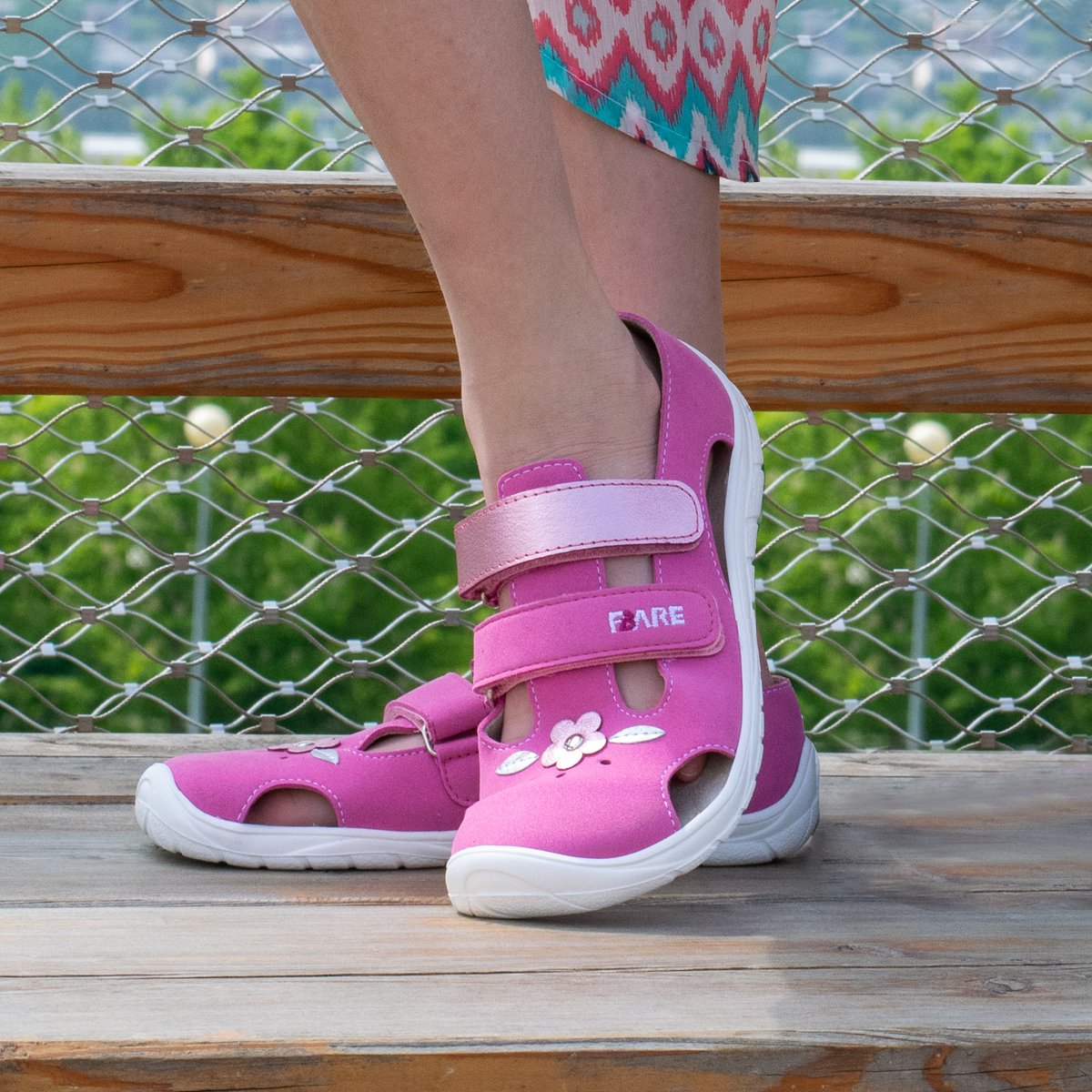 Fare Bare Kids - Summer Shoes Pink A5363401 - Sandalias deportivas barefoot