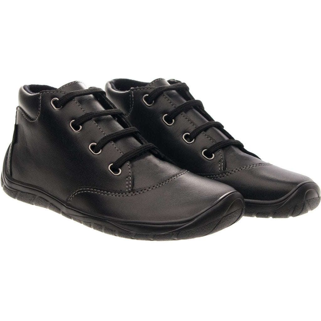 Fare Bare Mateo All Year Black - Botines barefoot de cuero negros  Cacles Barefoot