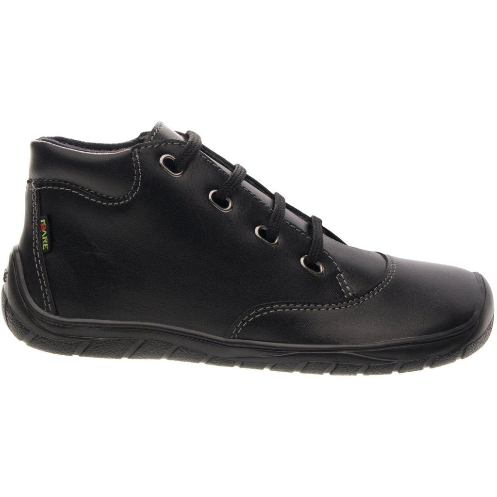 Fare Bare Mateo All Year Black - Botines barefoot de cuero negros  Cacles Barefoot