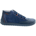 Fare Bare Mateo All Year Blue Denim - Botines barefoot de cuero azules  Cacles Barefoot