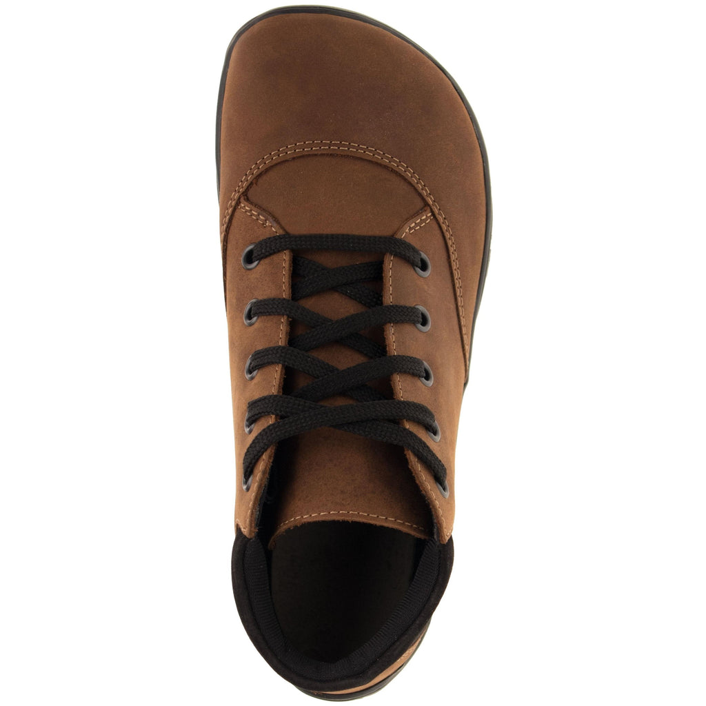 Fare Bare Mateo All Year Brown - Botines barefoot de cuero marrones  Cacles Barefoot