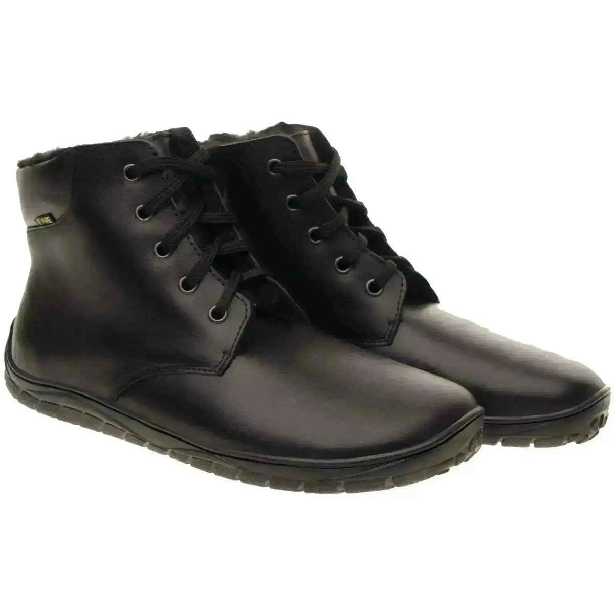 Fare Bare - Nivella Winter Black - Botines barefoot unisex calientes negros