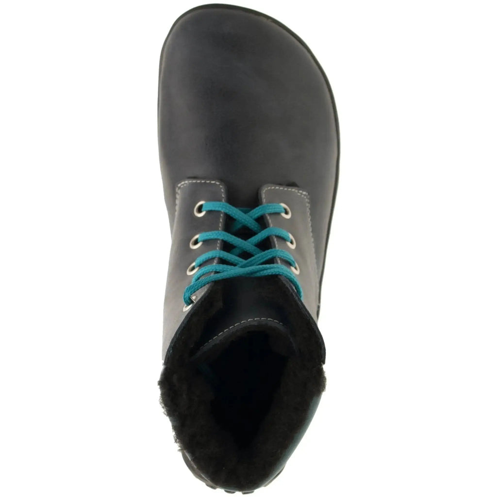 Fare Bare - Nivella Winter Blue - Bottine barefoot avec doublure hivernale