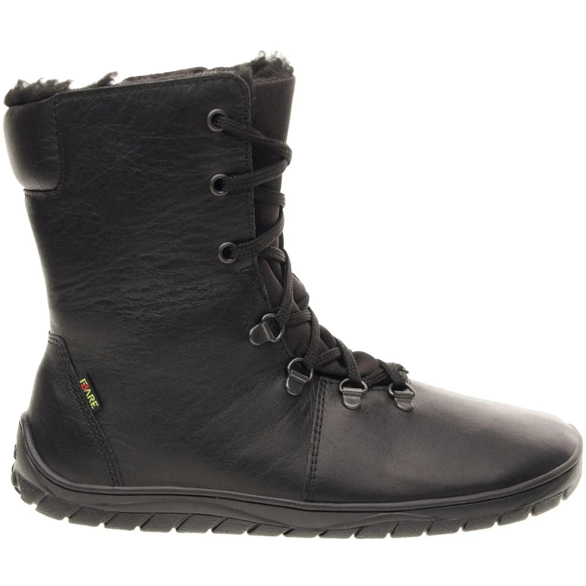 Fare Bare - Norry Winter Black - Botines barefoot impermeables calientes unisex
