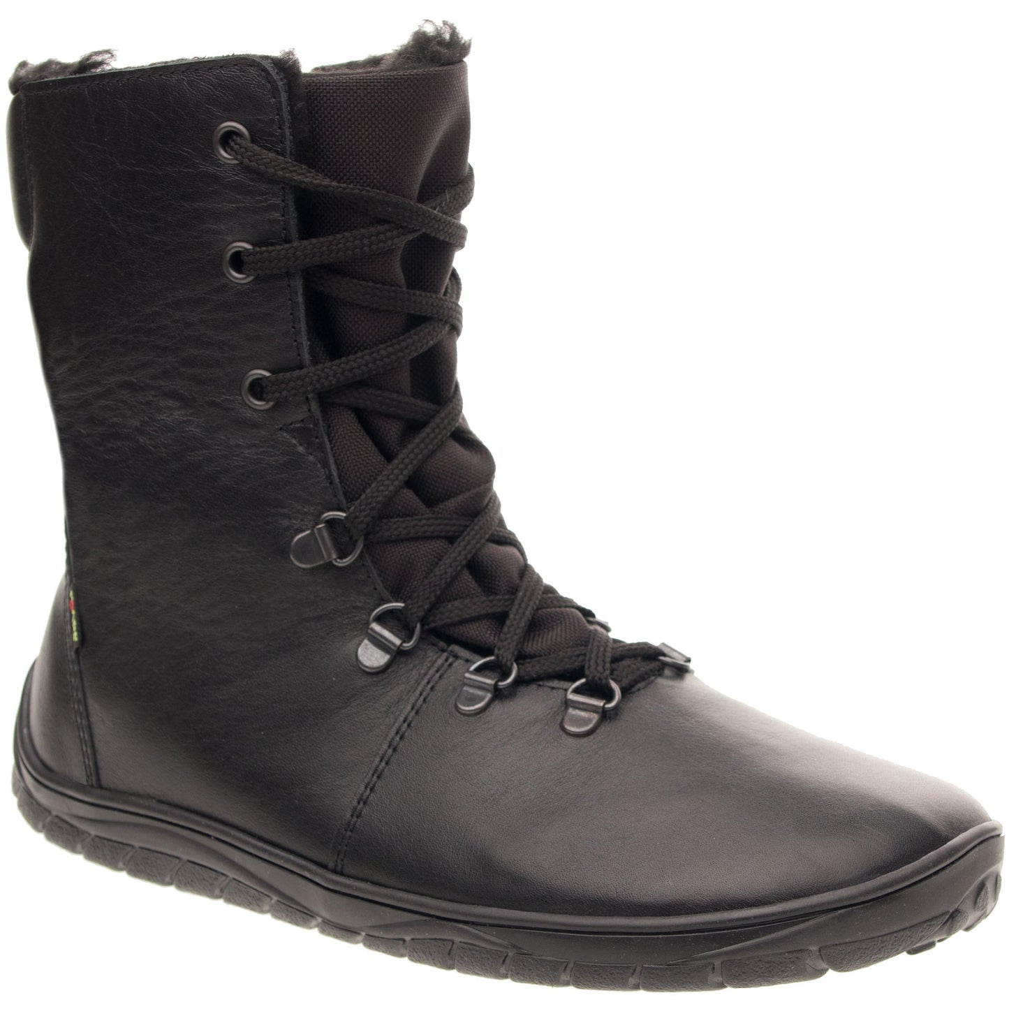 Fare Bare - Norry Winter Black - Botines barefoot impermeables con forro invernal