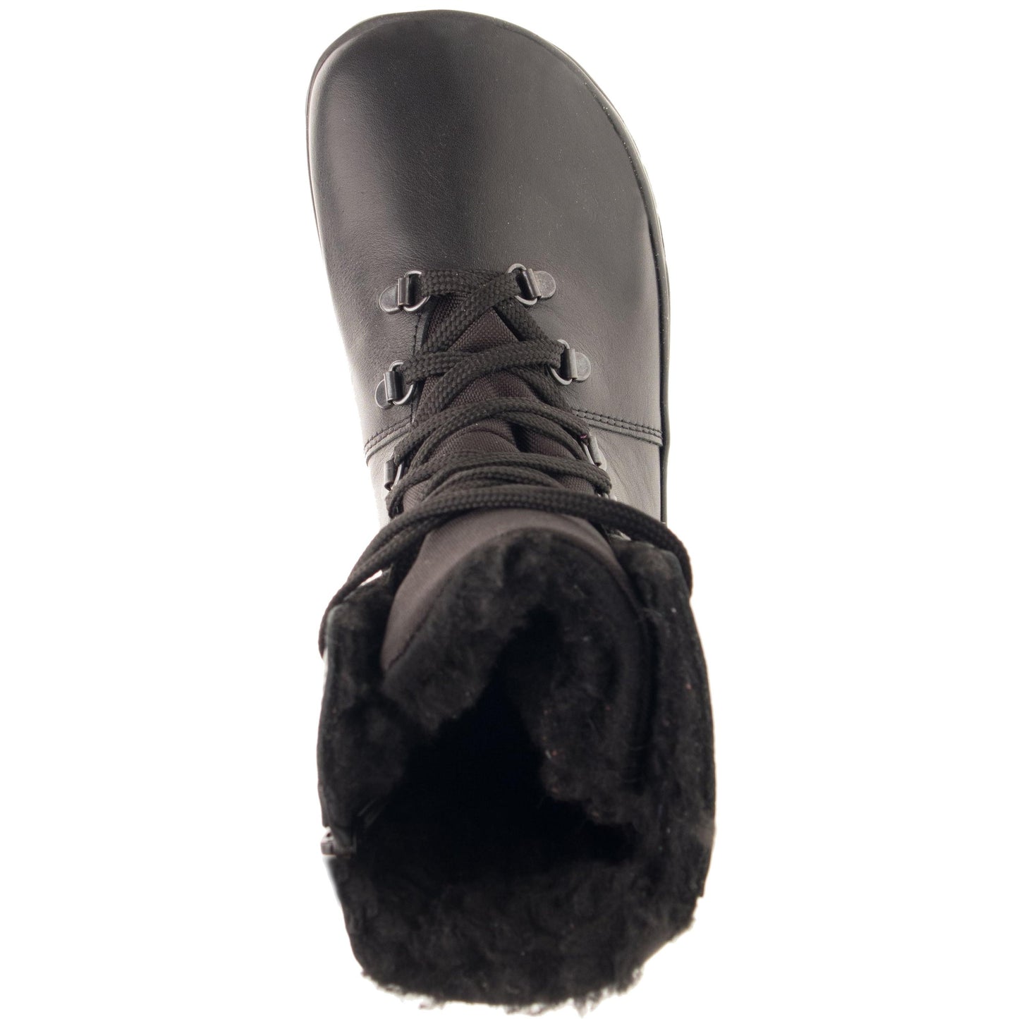 Fare Bare - Norry Winter Black - Botines barefoot impermeables con forro invernal