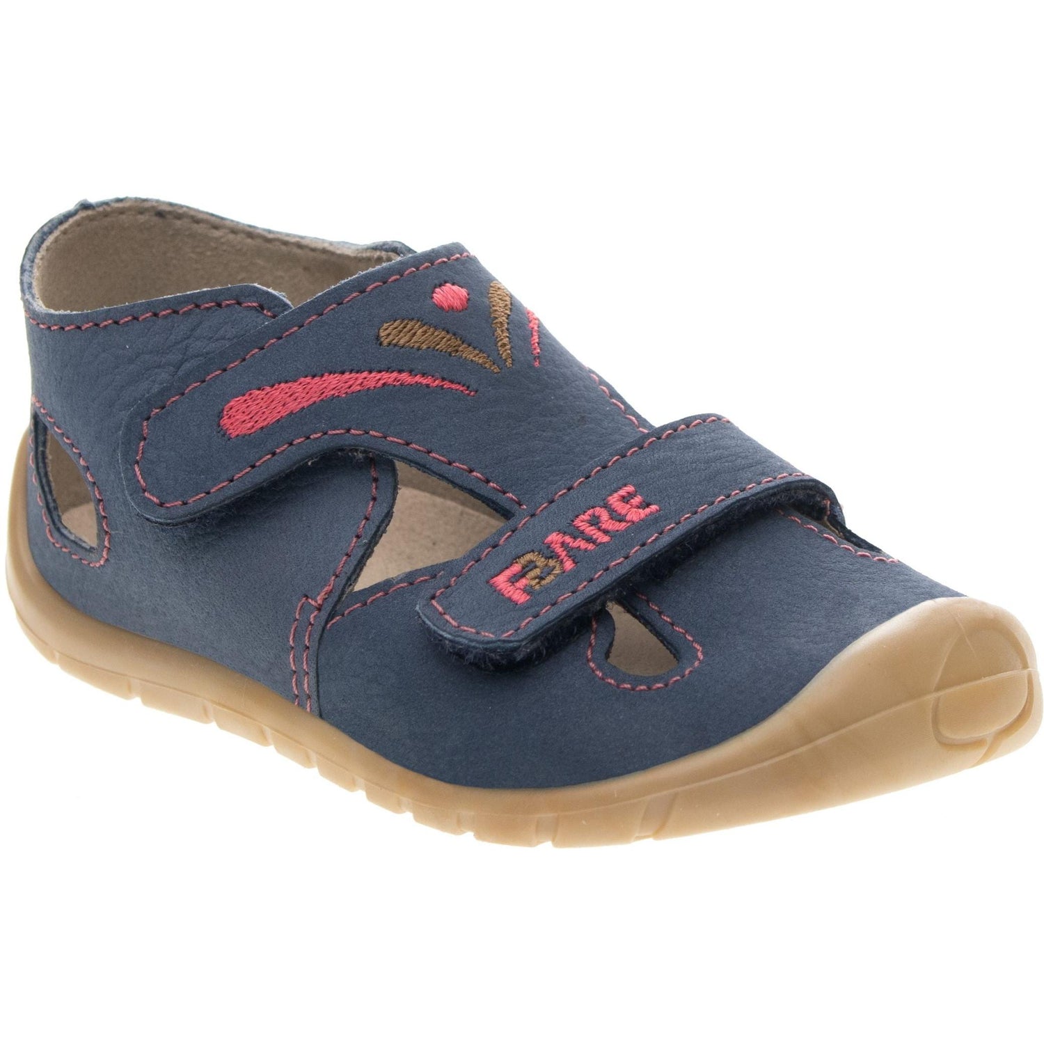 Fare Bare - Primeros pasos Navy - Sandalias respetuosas-Fare Bare-Cacles Barefoot-Tienda de calzado barefoot respetuoso minimalista