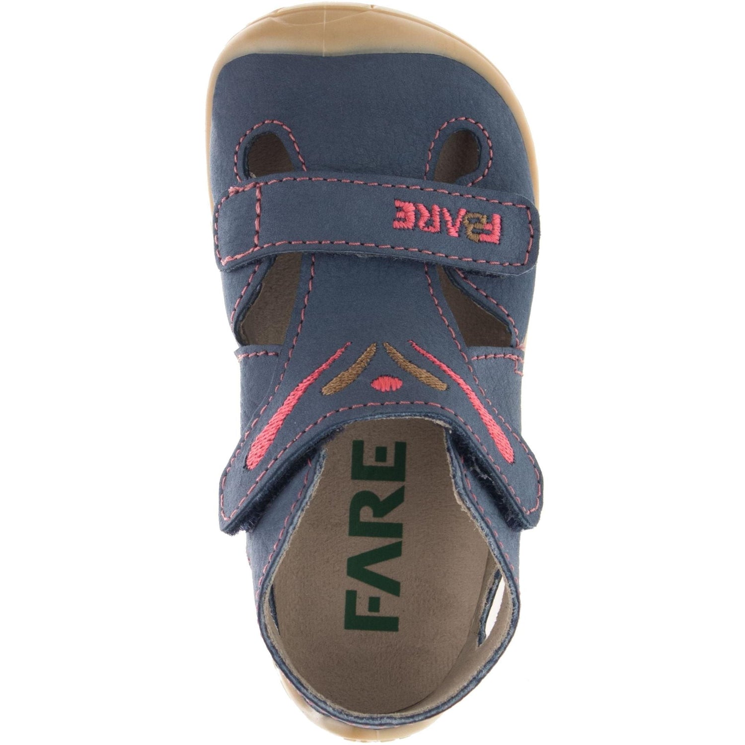 Fare Bare - Primeros pasos Navy - Sandalias respetuosas-Fare Bare-Cacles Barefoot-Tienda de calzado barefoot respetuoso minimalista