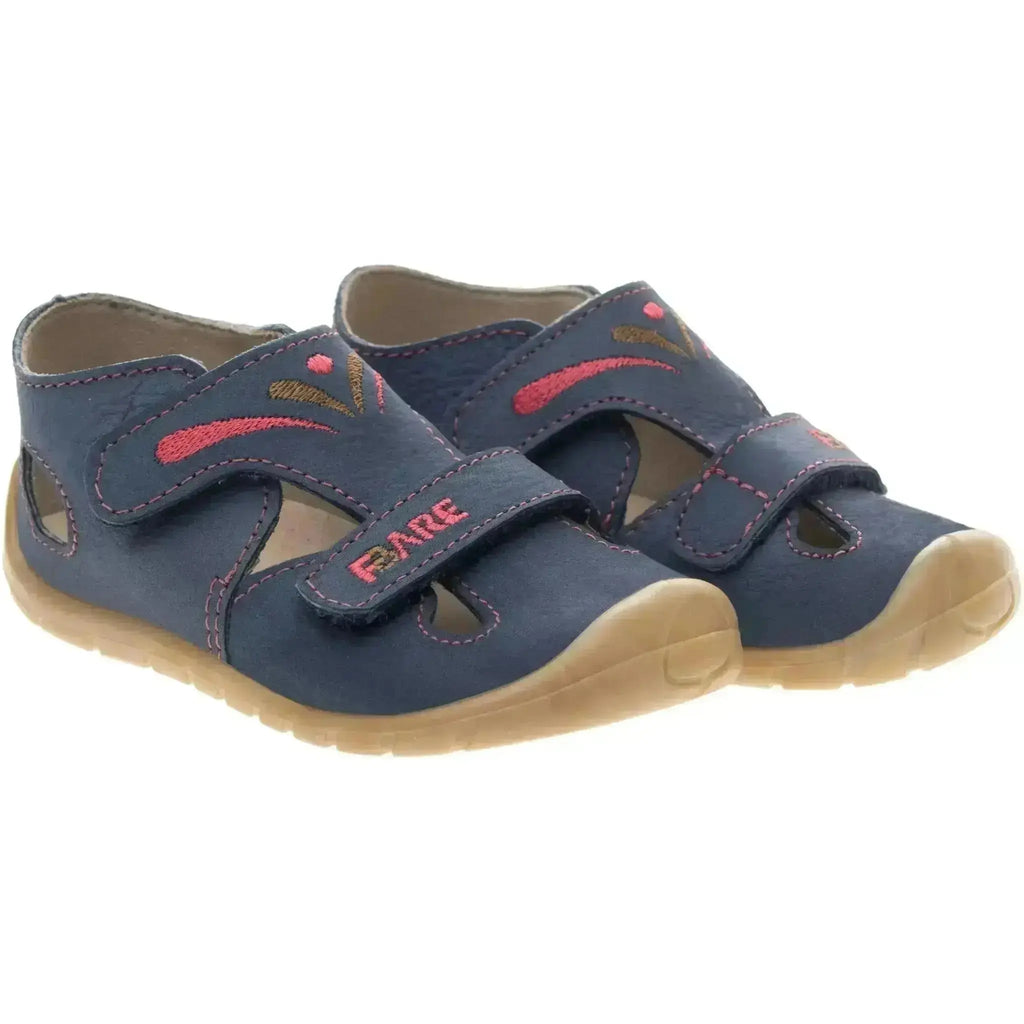 Fare Bare - Primeros pasos Navy - Sandalias respetuosas para primeros pasos azul marino