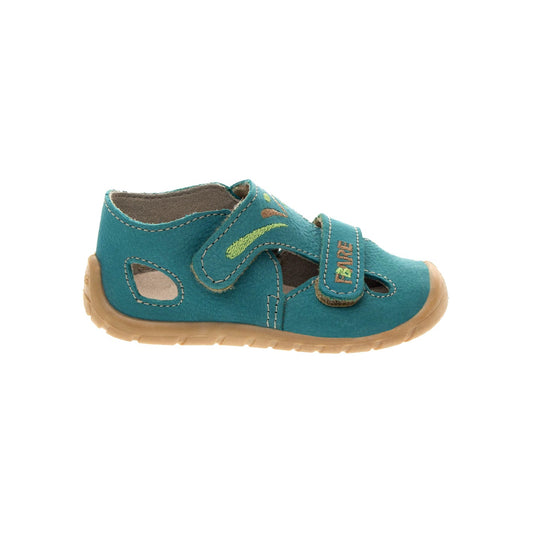 Fare Bare - Primeros pasos Turquesa - Sandalias respetuosas-Fare Bare-Cacles Barefoot-Tienda de calzado barefoot respetuoso minimalista