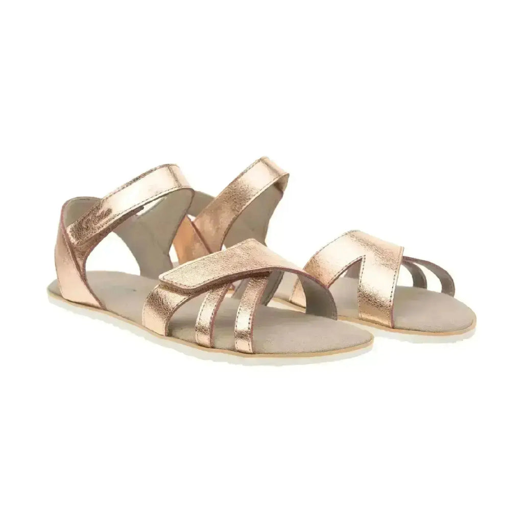Fare Bare - Reia Rose Gold - Sandalias barefoot oro rosa para mujer