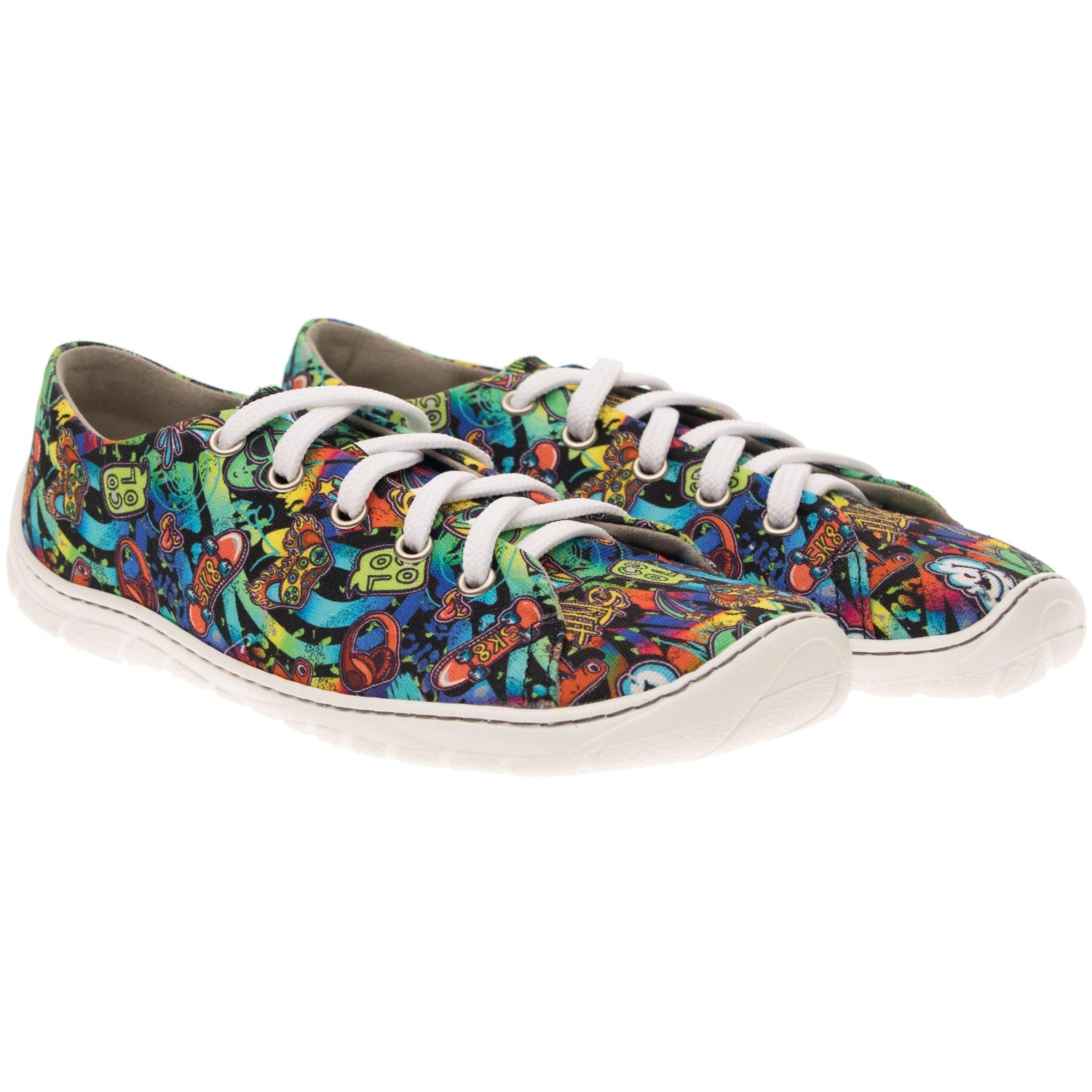 Fare Bare - Lonetas barefoot unisex - graffiti-Fare Bare-Cacles Barefoot-Tienda de calzado barefoot respetuoso minimalista