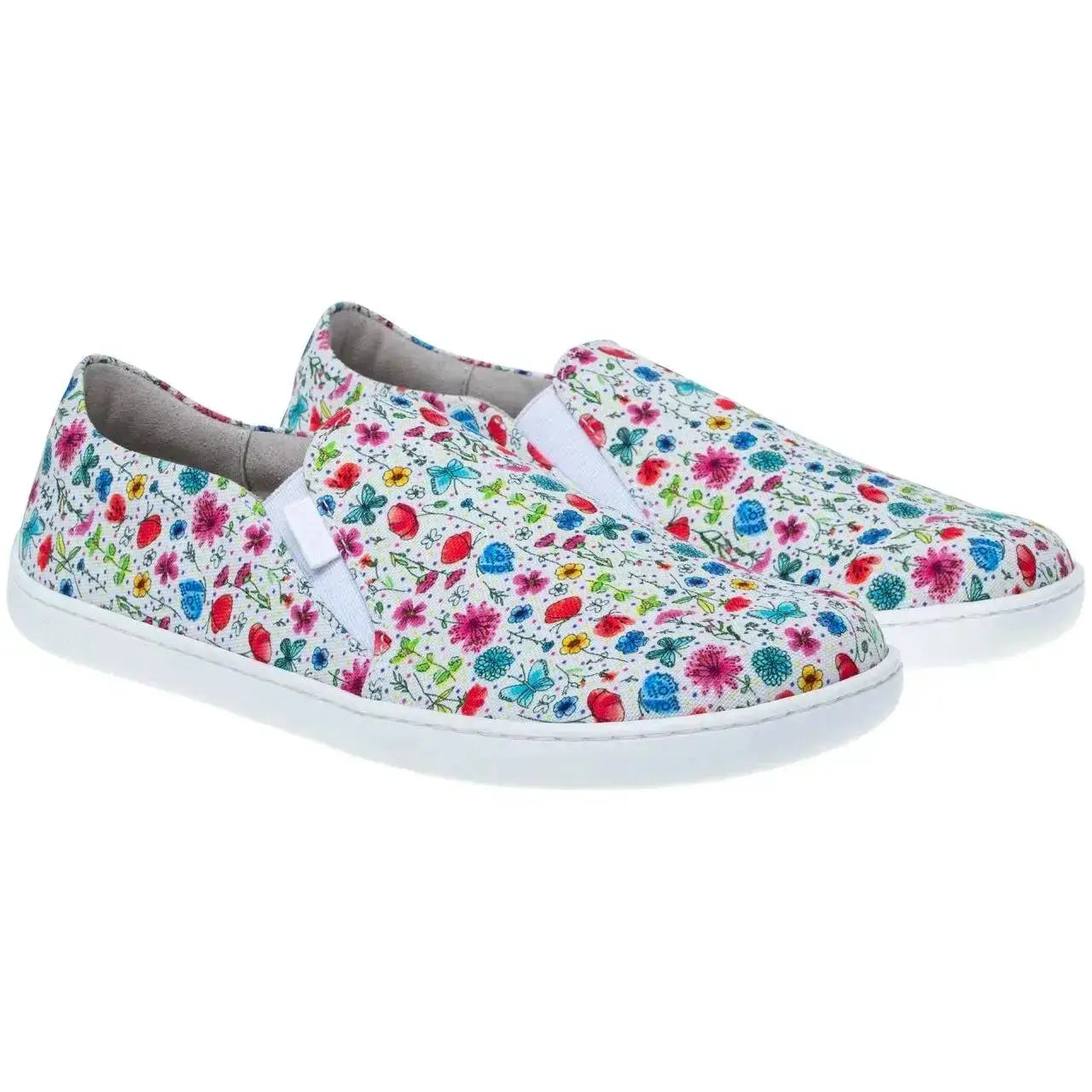Fare Bare - Slip-On Flowers B5762452 - zapatillas sin cordones barefoot