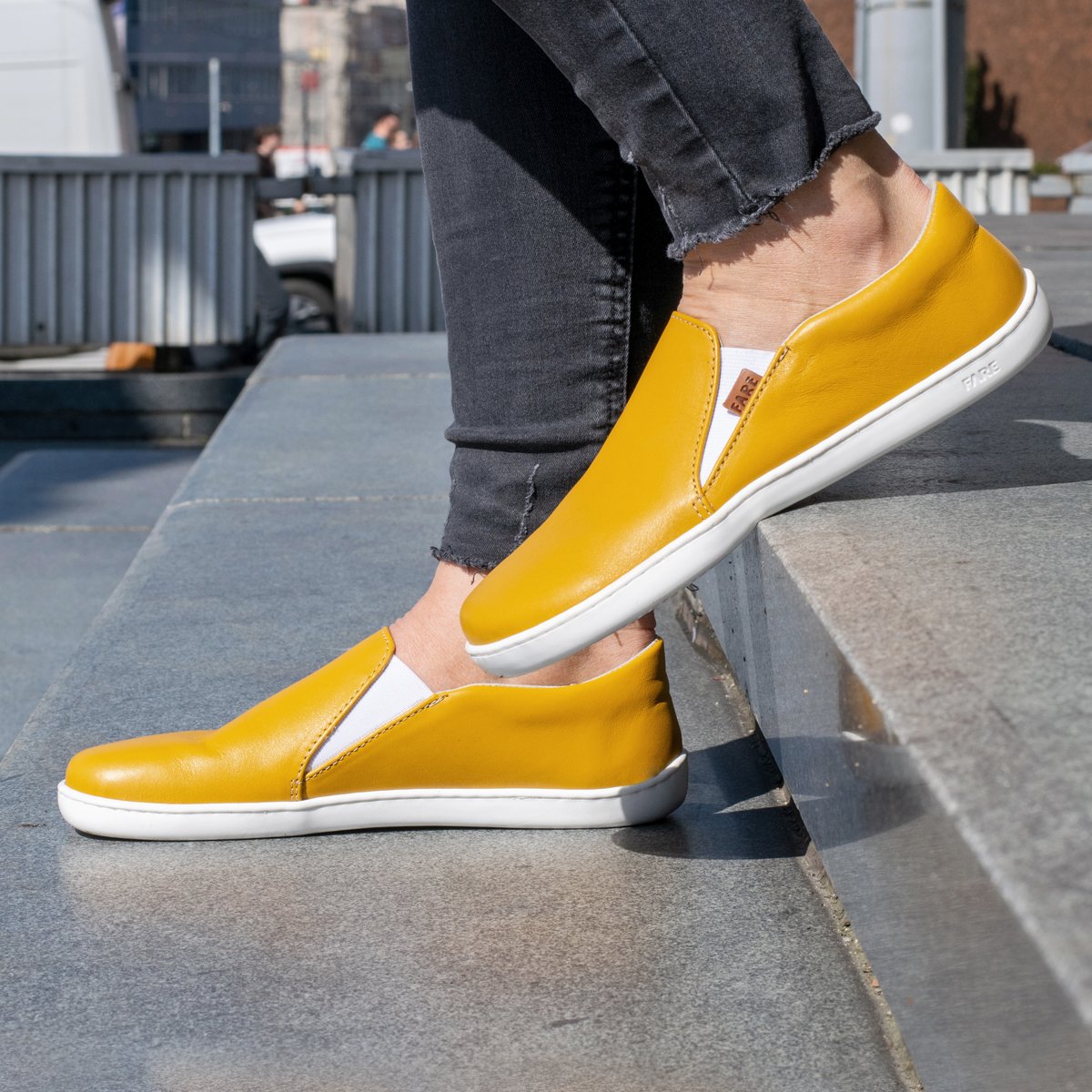 Fare Bare - Slip-On Zoe asam B5762182 - Slip-ons de cuero barefoot