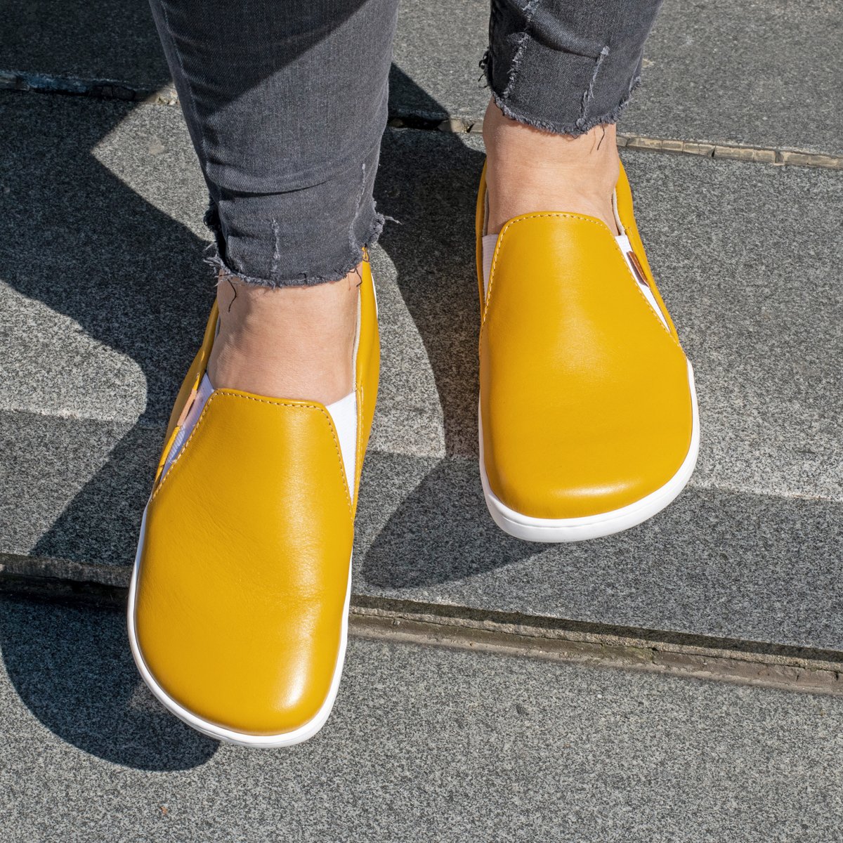Fare Bare - Slip-On Zoe asam B5762182 - Slip-ons de cuero barefoot