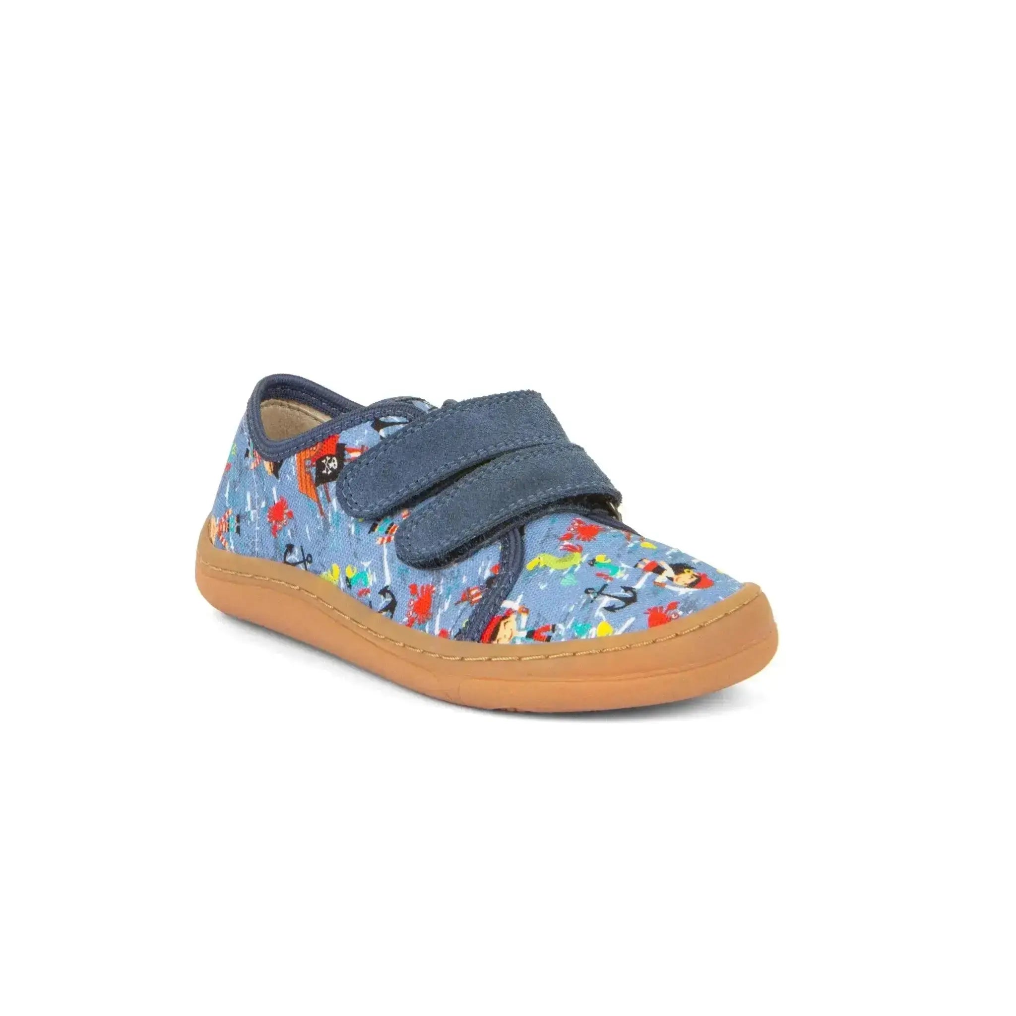 Froddo Barefoot - Barefoot Canvas Pirates - Lonetas respetuosas infantiles con estampado de piratas