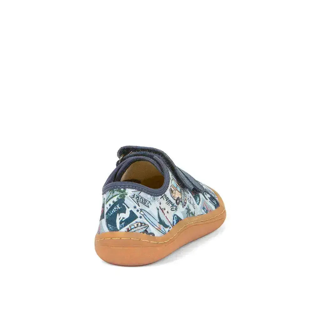 Froddo Barefoot - Barefoot Canvas Surf - Lonetas respetuosas infantiles con estampado de surf