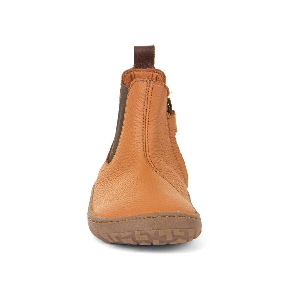 Froddo Barefoot - Chelys Cognac - Botines Chelsea Barefoot-Froddo-Cacles Barefoot-Tienda de calzado barefoot respetuoso minimalista