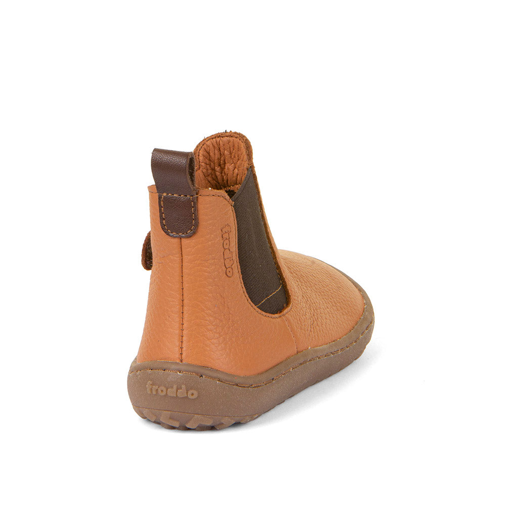 Froddo Barefoot - Chelys Cognac - Botines Chelsea Barefoot-Froddo-Cacles Barefoot-Tienda de calzado barefoot respetuoso minimalista