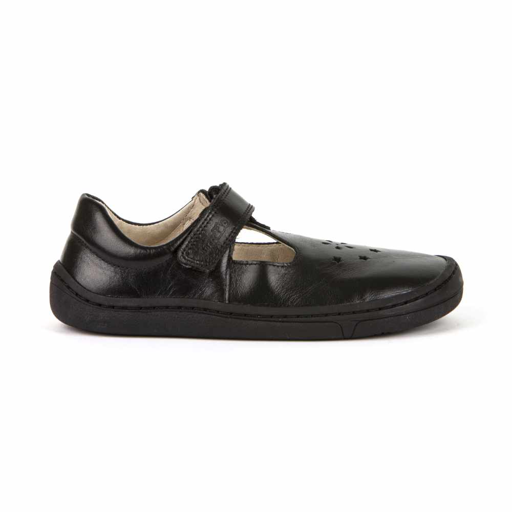 Froddo Barefoot - Merceditas Colegiales - Negro-Froddo-Cacles Barefoot-Tienda de calzado barefoot respetuoso minimalista