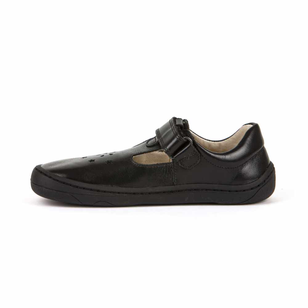 Froddo Barefoot - Merceditas Colegiales - Negro-Froddo-Cacles Barefoot-Tienda de calzado barefoot respetuoso minimalista