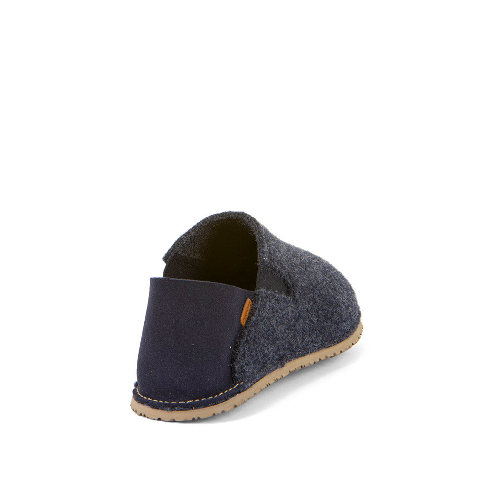 Froddo Barefoot - Slip-on Wooly Dark Blue - Zapatillas de casa barefoot-Froddo-Cacles Barefoot-Tienda de calzado barefoot respetuoso minimalista