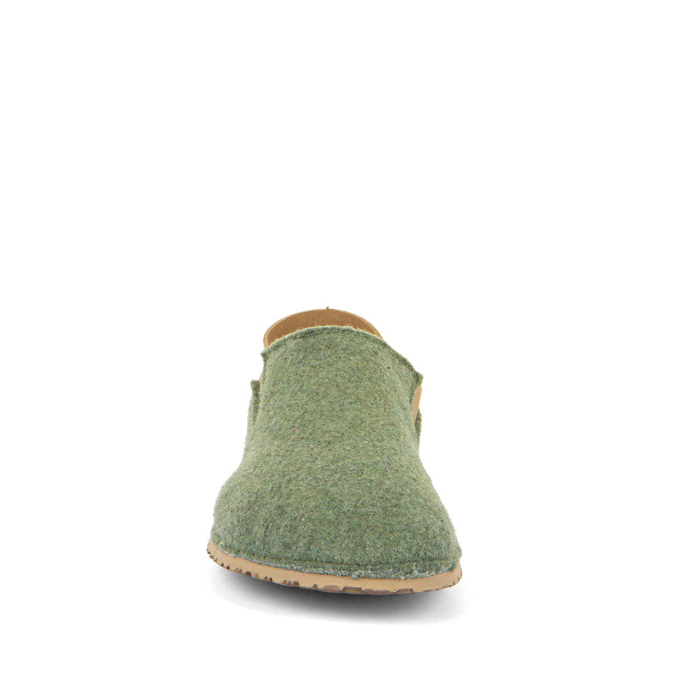 Froddo Barefoot - Slip-on Wooly Dark Green - Zapatillas de casa barefoot-Froddo-Cacles Barefoot-Tienda de calzado barefoot respetuoso minimalista