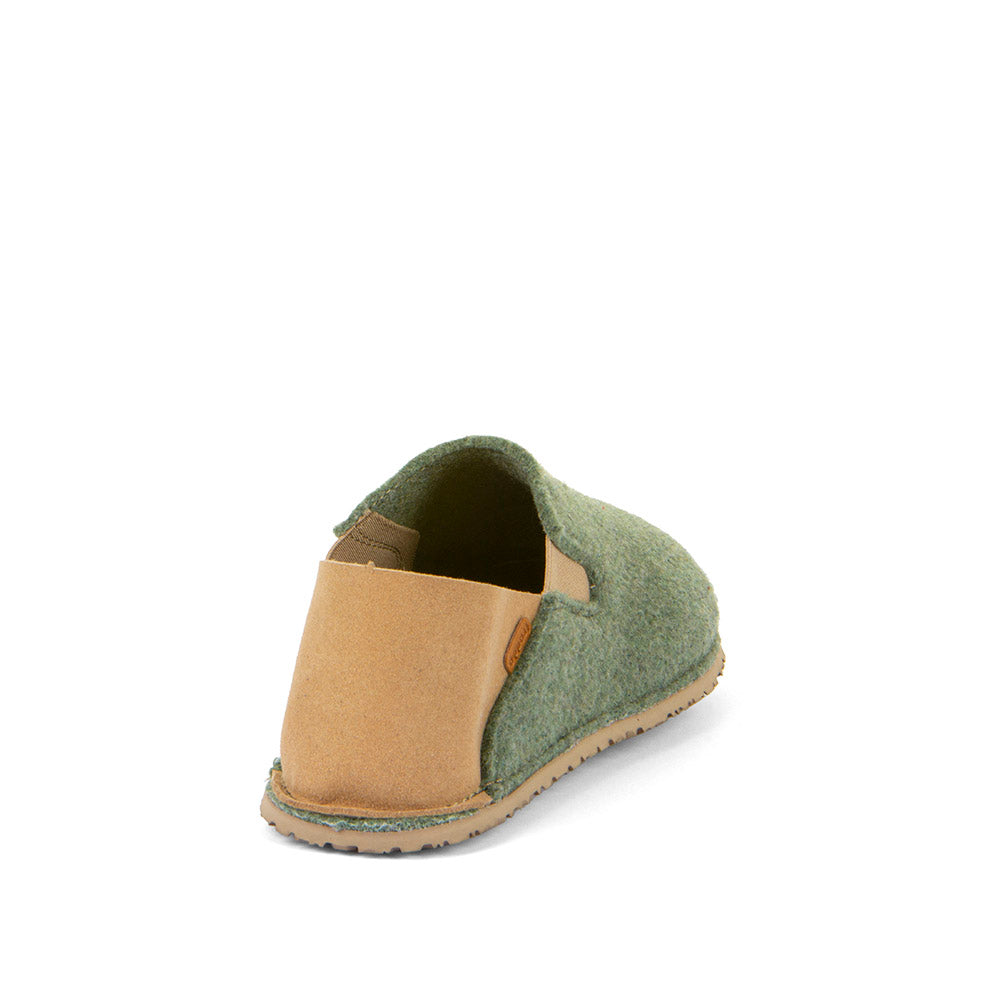 Froddo Barefoot - Slip-on Wooly Dark Green - Zapatillas de casa barefoot-Froddo-Cacles Barefoot-Tienda de calzado barefoot respetuoso minimalista
